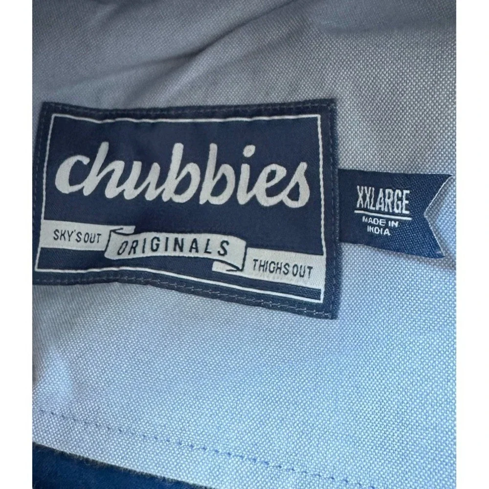 Chubbies Original Skys Out Mens XXL Blue Shorts Volley Ball Sunglasses  5.5